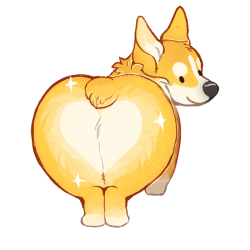 dogfluid:popomodoro:Nothing BUTT love!Nothing more cute than