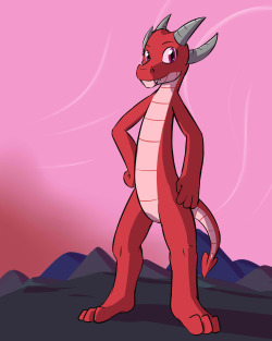 An attempt was made at drawing Ruby, that one dragon from a couple