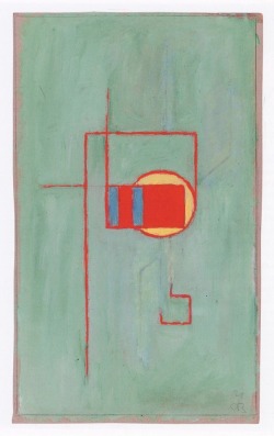 lessons-in-fortification:  Erich Buchholz Untitled(Green Series)