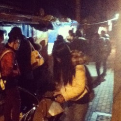 Food stalls outside my dorm. Loving it! Dalian, People’s