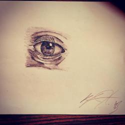 Working on my shading #art #eye