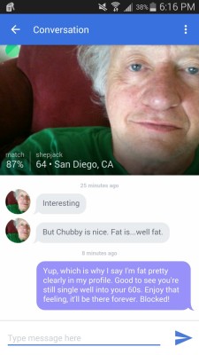 missfreudianslit:  Dating while fat lol  Solid partner potential