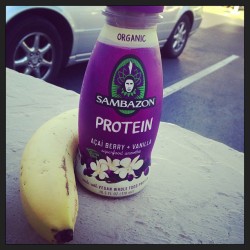 Trying something new :) #sambazon #organic #vegan #protein #acaiberry
