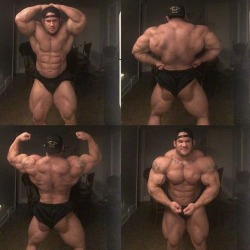 Shawn Smith - 14 weeks out and around 290lbs at 5'8".