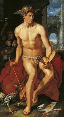 themusewithinthemusewithout:Mercury by Hendrik Goltzius, 1611-13.