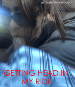 southland-ryder:  GETTING HEAD IN MY RIDE  Nothing better than