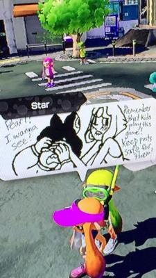 splatoonika:  “Remember that kids play this game! Keep posts