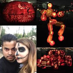 @sugarfaceskincare and I went to go see “Rise of the Jack-O-Lanterns”