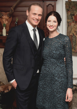 caitrionabafle: Sam Heughan and Caitriona Balfe attend Amazon