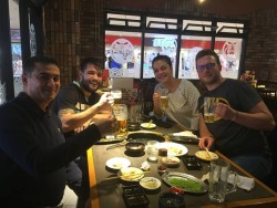 #throwbackthursday  Yaki Niku with the EU team.  (at プレナ幕張　Plena