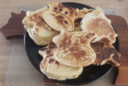 I made cow face pancakes!