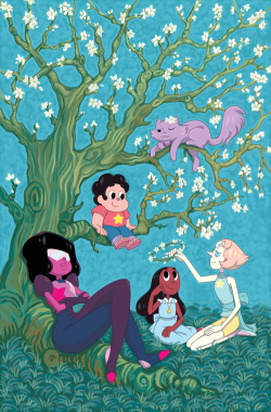 missypena:  Cover of Steven Universe issue #18! Based on Vincent