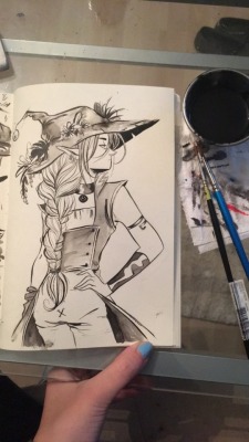 bailiesartblog:Inktober day 23 was a quick Taako