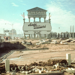 vintagelasvegas: July 4, 1975. A day after the flood.  Photo: