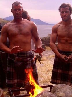 bacon-radio:  tangiblefeast:  Men, kilts, fire who could ask