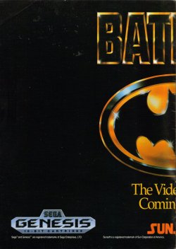 oldgamemags:  Batman - the Video Game! Coming Soon to Genesis![Follow