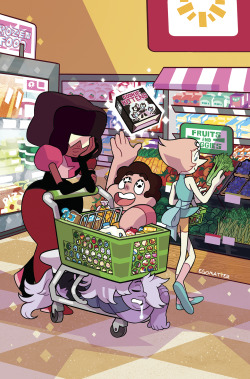egomatter:  cover for Steven Universe #5 !! why yes, i did imply