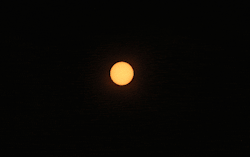 scrapyardsaint:Solar eclipse. March 20th 2015 as seen from Leicester,