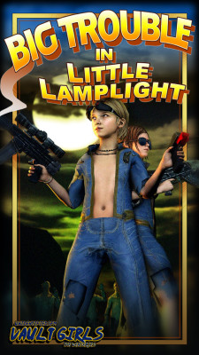 vault-girls: Big Trouble in Little Lamplight ‘Caught in a gunfight with Slavers, the Vault Girls find some new allies in unexpected places. One of which, may hold a clue to the pairs missing friend.’ Runtime: 9:01 (uncut 10:14) File Size: (720p) 220megs