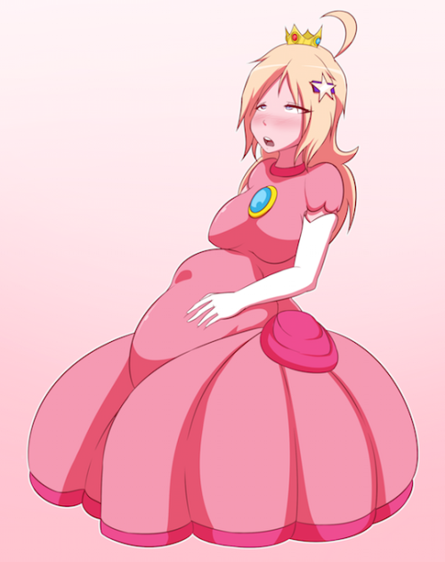 Happy Halloween everyone! Starcross decided to dress up as Princess Peach this year, partially  because she thought it’d be a cute costume, and partially because a big  poofy dress can help hide some of her lewd activities she likes to do,  though