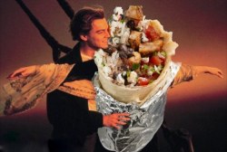 thatfunnyblog:  Classic romance scenes improved with a Chipotle