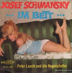 lpcoverlover:  A good Bett  Josef Schimansky  “Im Bett” 
