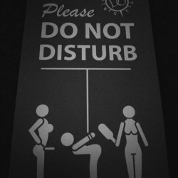 I just love that one….. Hotel door sign can be so exciting