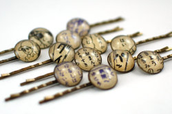 These vintage manga hair pins are made and sold by PigseyArt