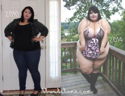 bbwsweetadeline:  Iâ€™ve gotten so huge over the years!