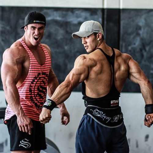 drwannabe:  Calum von Moger and Nathan Roe