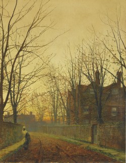 1880s:  John Atkinson Grimshaw: Late October, 1882.