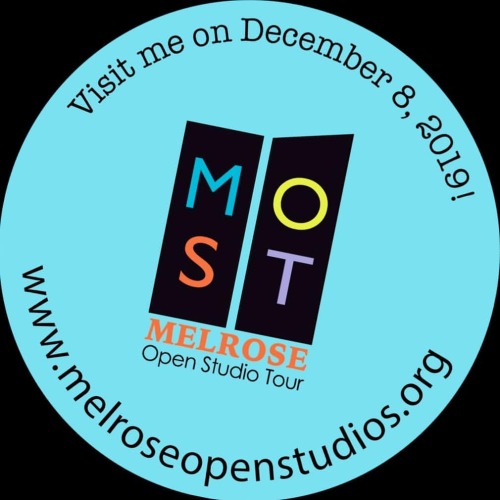 My first time doing Open Studios! Find me Sunday Dec 8 at Follow