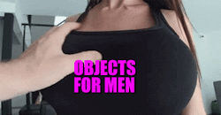 daddydomdegrader:  misogynist-strong:  All you whores are objects