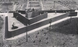 germanpostwarmodern:Children’s Playground (ca. 1956) in Berlin,