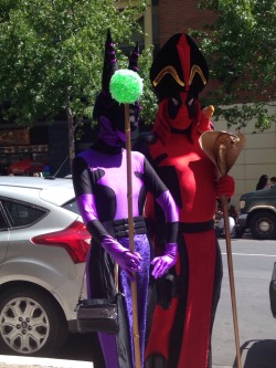 notlostonanadventure:  A Pair of Deadpools as Jafar and Maleficent