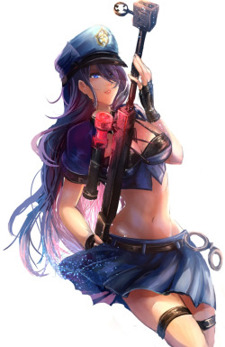 moonlightgear:  borealisowl:  Officer Caitlyn /   水ラピ