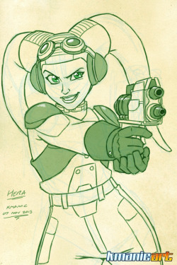kmanicart:  Sketch 6, Hera I missed yesterday’s post, so here’s
