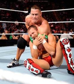 fishbulbsuplex:  John Cena vs. Daniel Bryan