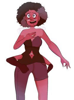 toxiccrystalgem:Rhodonite Art is finished I tryd a new coloring