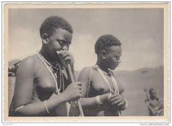   Congolese Banya-Bongo women, via Delcampe.  