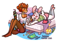 G I R L S@marshmallowfury‘s / @lesbianskeletons‘s cute bunny