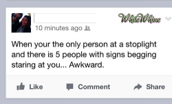 whitewhine:  I’m sure it’s just as awkward for them… If