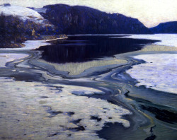 bofransson:  Icebound River Charles Rosen - circa 1915 