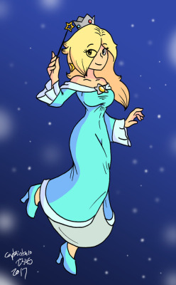 That Rosalina picture that I made for the tutorial. I forgot