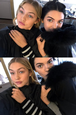 jenner-news: Kendall and Gigi for Vogue’s April 2015 issue