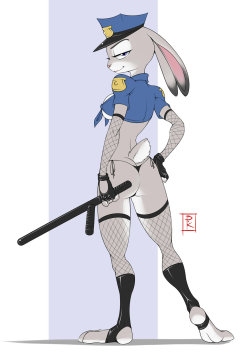 fandoms-females:  CM #2 - Bunny Officer ( dat_wabbit_by_blunt_katana