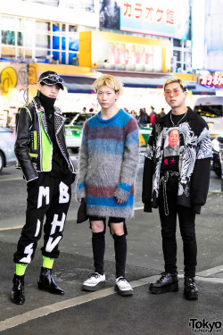 tokyo-fashion:  Ryunosuke (17), Daiki (19), and Yuuta (23) on