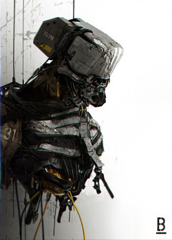 cybernetic-psychosis:  Robot-Wreck / Benoit Godde Concept Artist