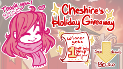 The giveaway is now OVER! <3Thank you to everyone for participating!