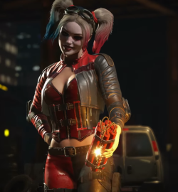 harleytheharlequin:  All released Harley costumes from Injustice